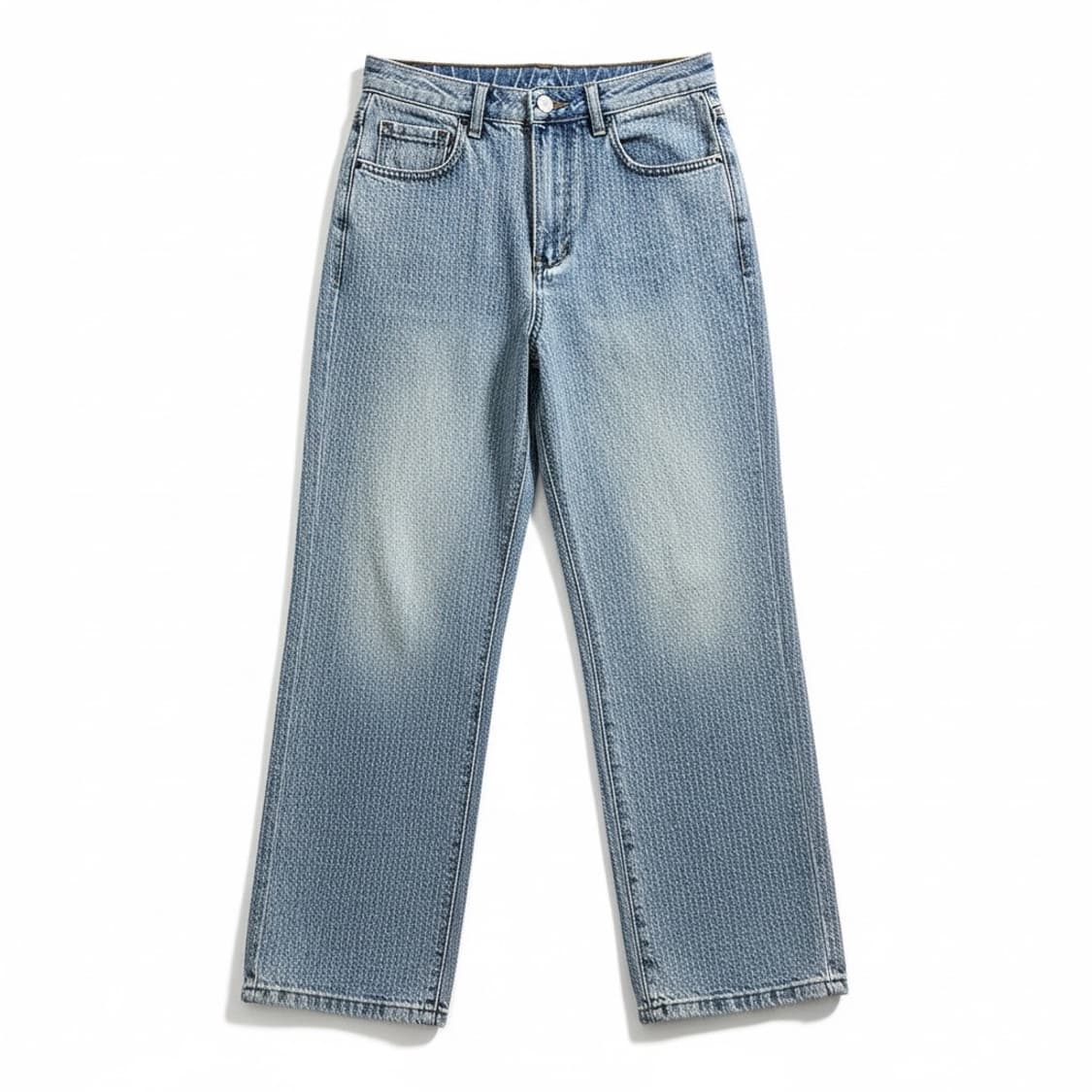 noirer 노이어 와플 와이드 데님 팬츠 36 상품이미지1