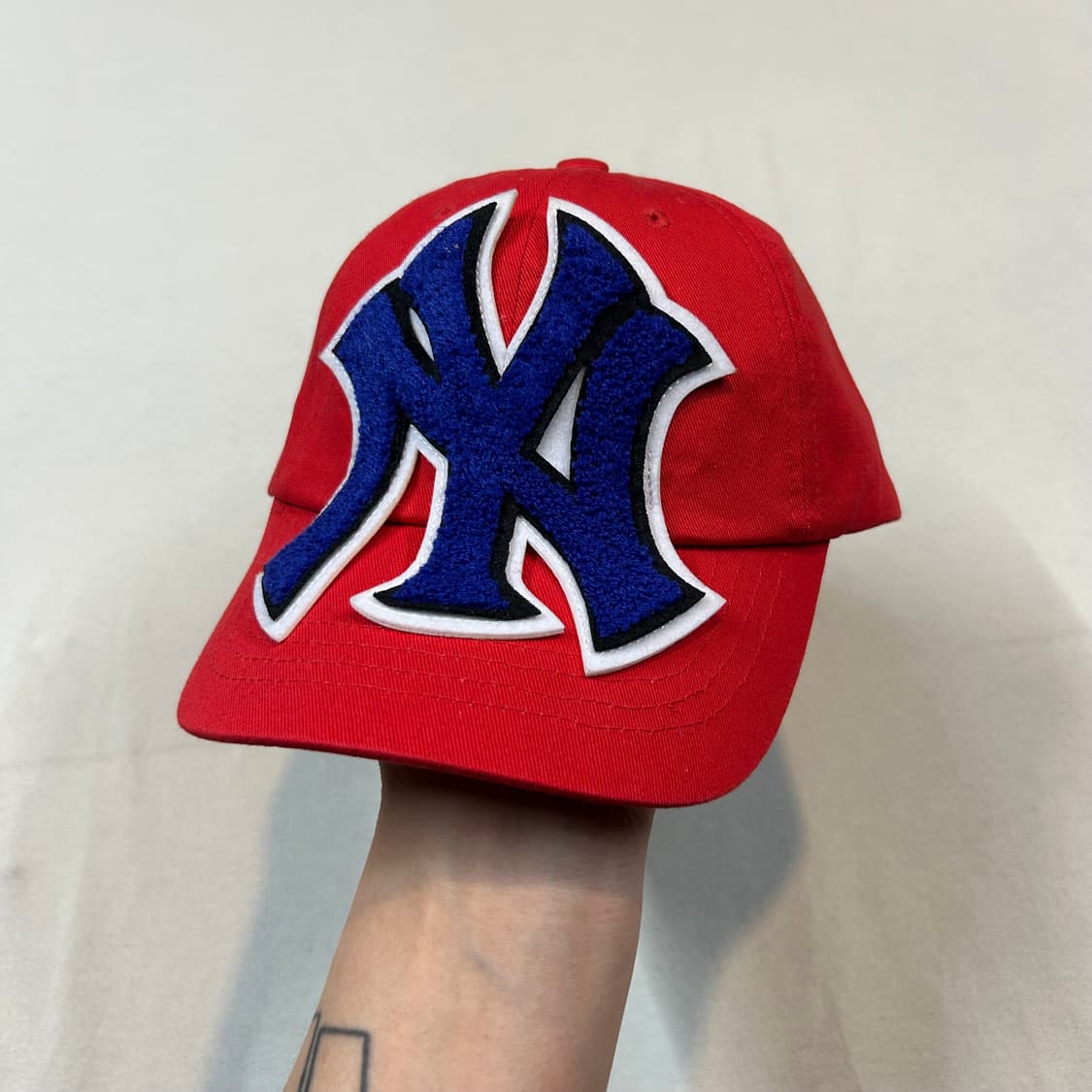 MLB 뉴욕 양키스 빅로고 볼캡 모자 미사용품 상품이미지1