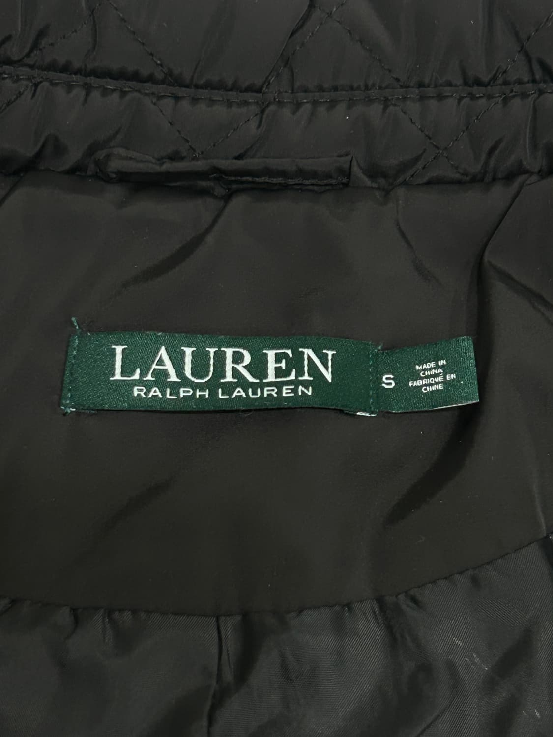 로렌랄프로렌 퀼팅 자켓 블랙 여성 S 상품이미지7