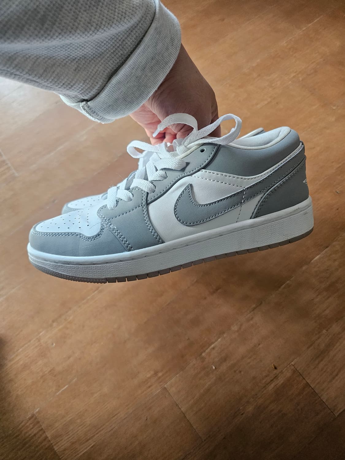 나이키 에어 조던 로우 그레이/화이트 235 상품이미지2