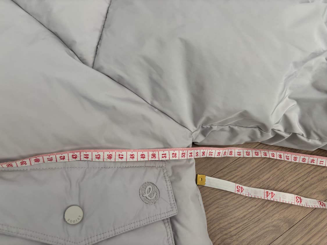 새상품급 에고이스트 사가퍼 구스다운 패딩  그레이스카이블루 55(66가 상품이미지8