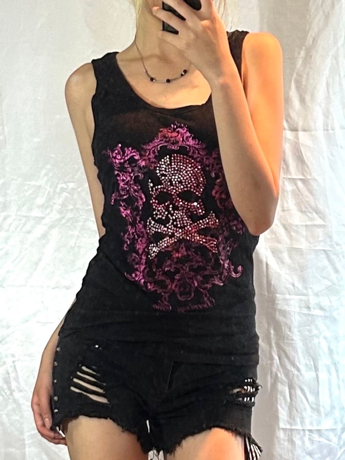 Bernings Sho punk skull sleeveless 상품이미지6