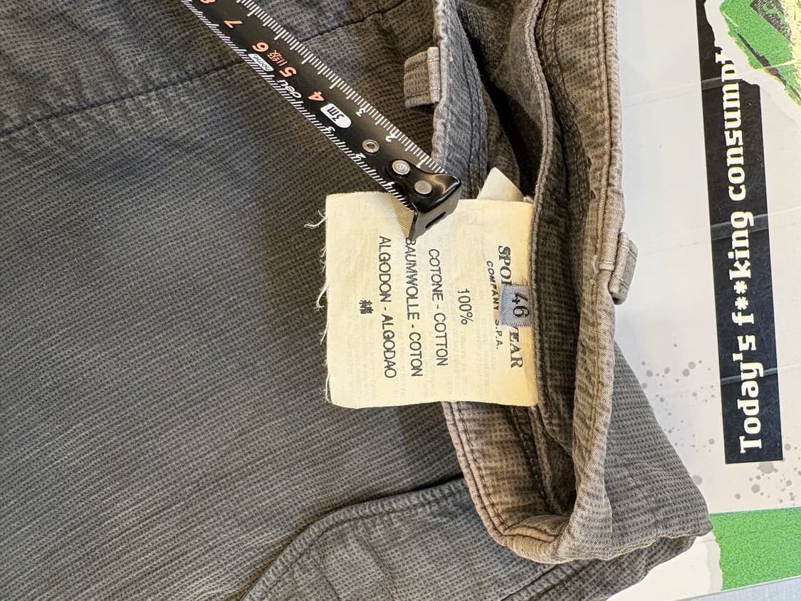 스톤아일랜드 코튼 가먼트다이드 팬츠 상품이미지4