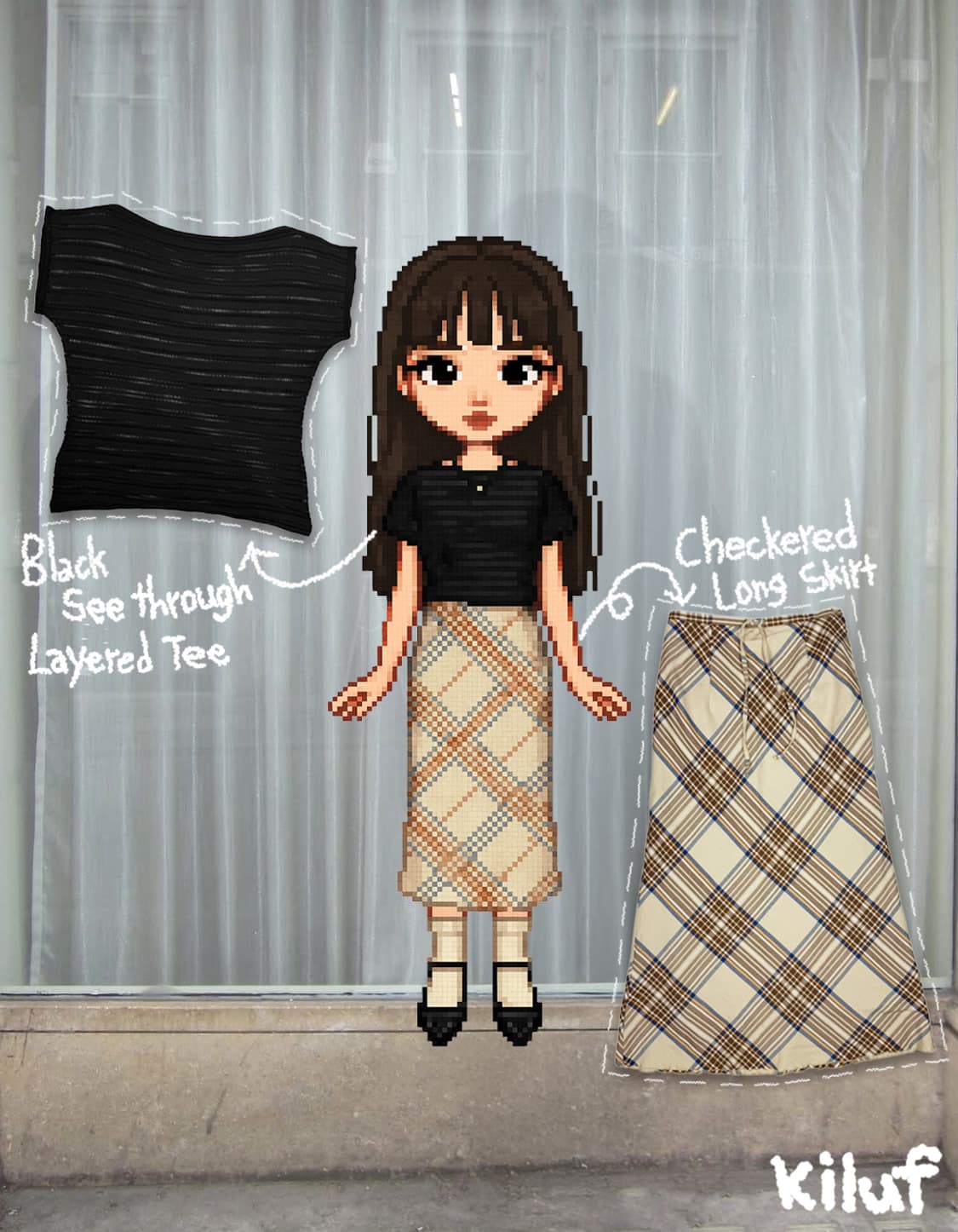Top+skirt set no.2 상품이미지1