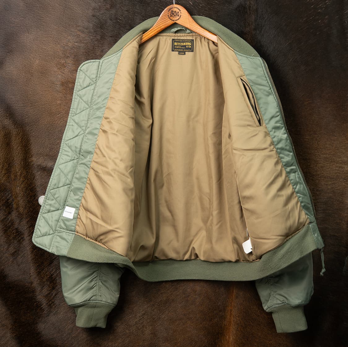 [L] 아웃스탠딩 MA-1 플라이트 자켓  상품이미지5