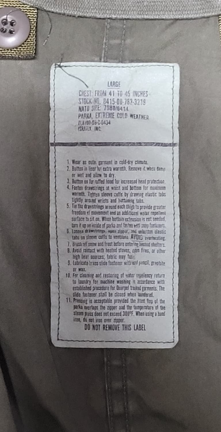 M65 피시테일 파카 오리지널 L 급매 상품이미지4