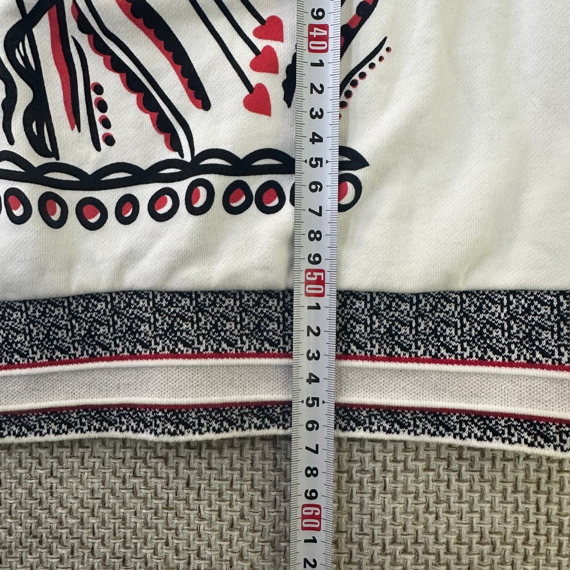 실측확인 빈티지 반소매 큐피돈 모티브 0416D 상품이미지6