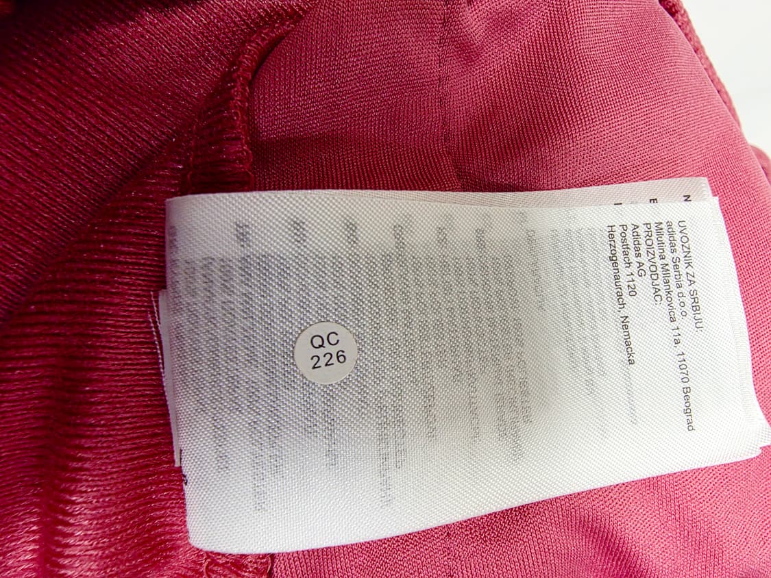 [아디다스] Y2K 마젠타 코발트 핑크 삼선 크롭 트랙탑 져지 여성 L 상품이미지6