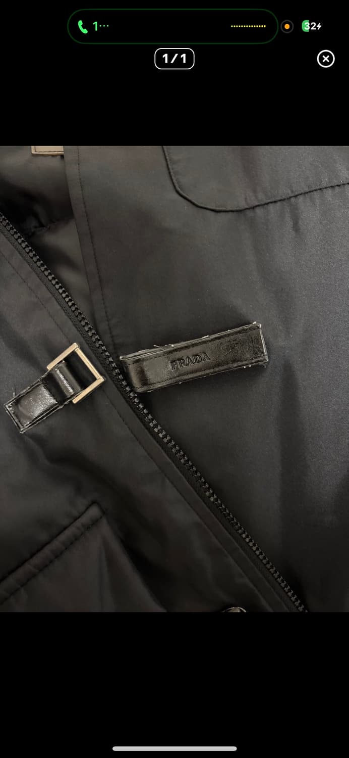 프라다 레더버클 자켓 상품이미지8