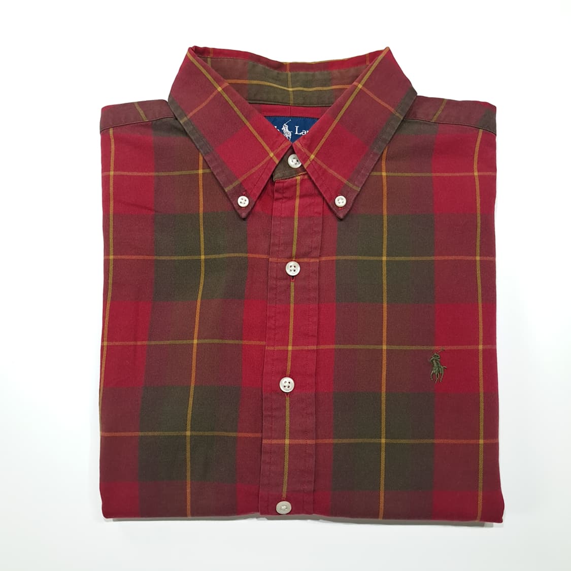 CK094 L 폴로 00s 버튼다운 클래식 체크 셔츠 남방 상품이미지7