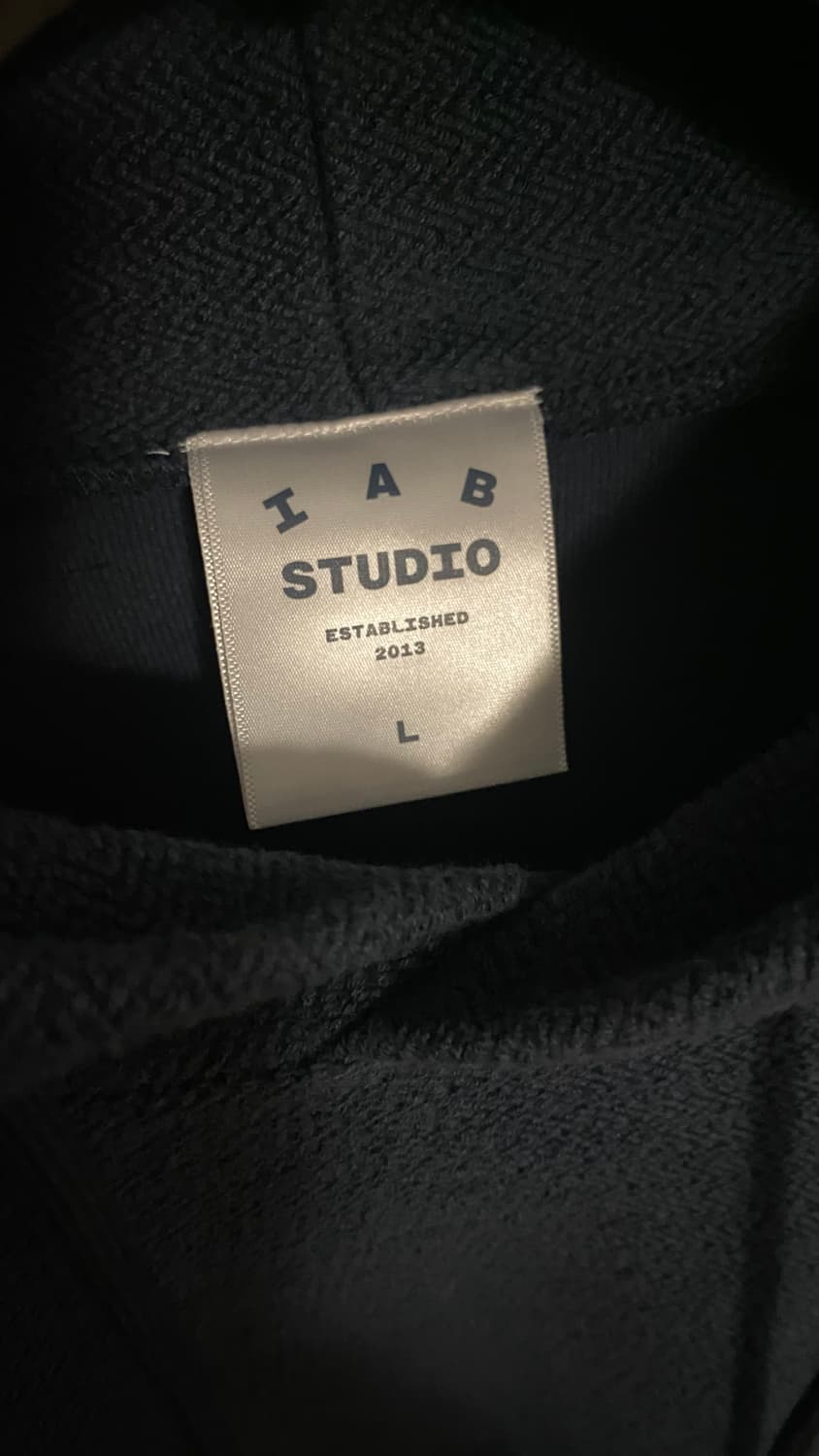 IAB 스튜디오 헤링본 후드티 네이비 (L) 상품이미지4