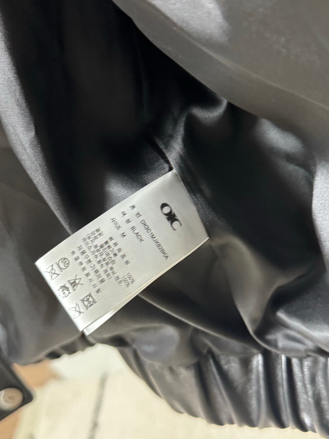 오아이오아이 레더 자켓 상품이미지3