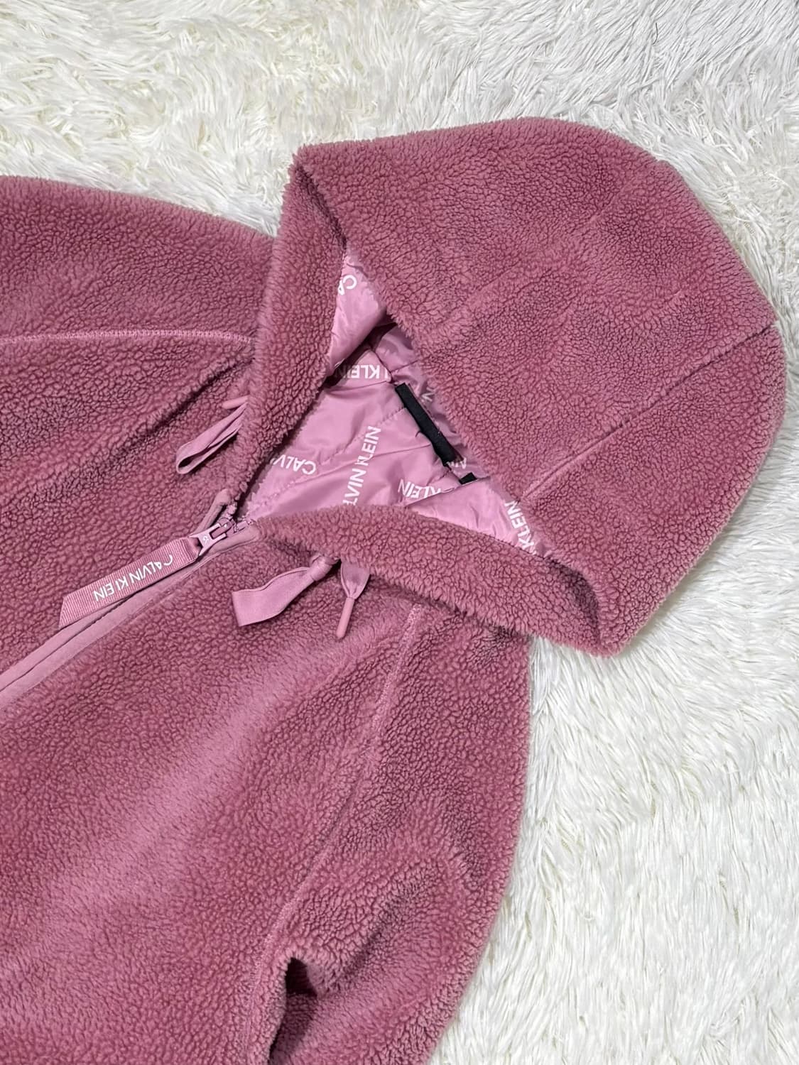 캘빈클라인 퍼포먼스 후드 후리스 집업 상품이미지5