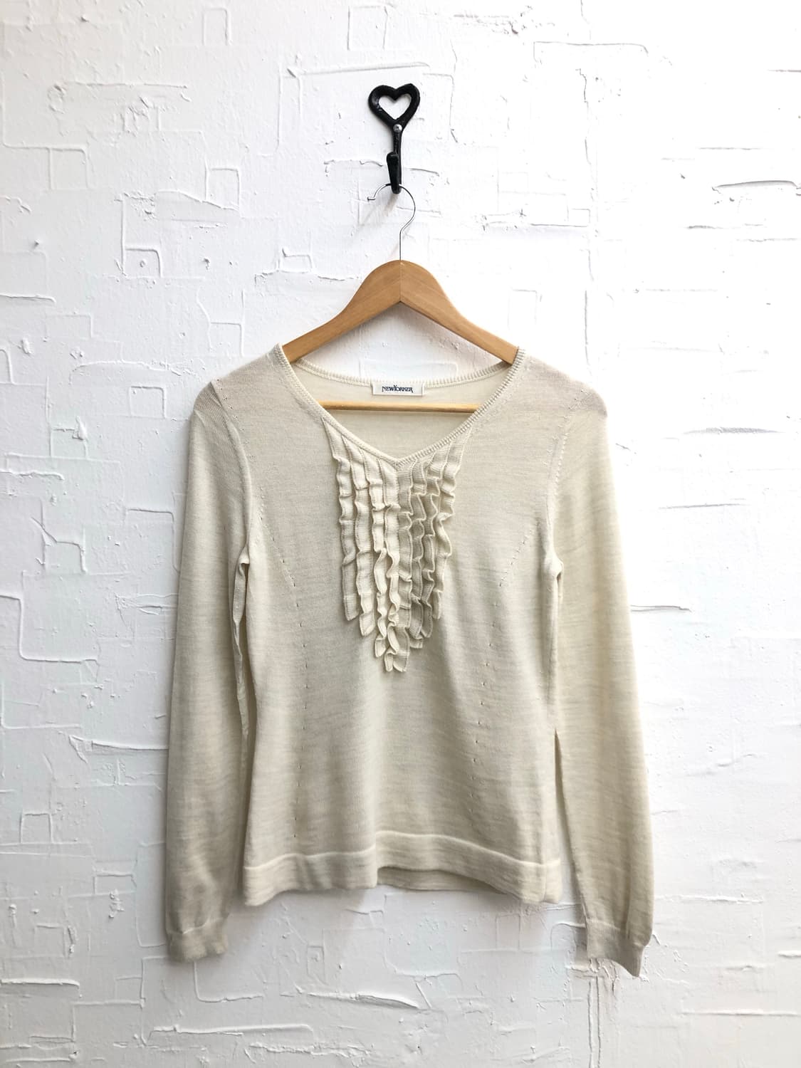 ivory ruffle knit 상품이미지4