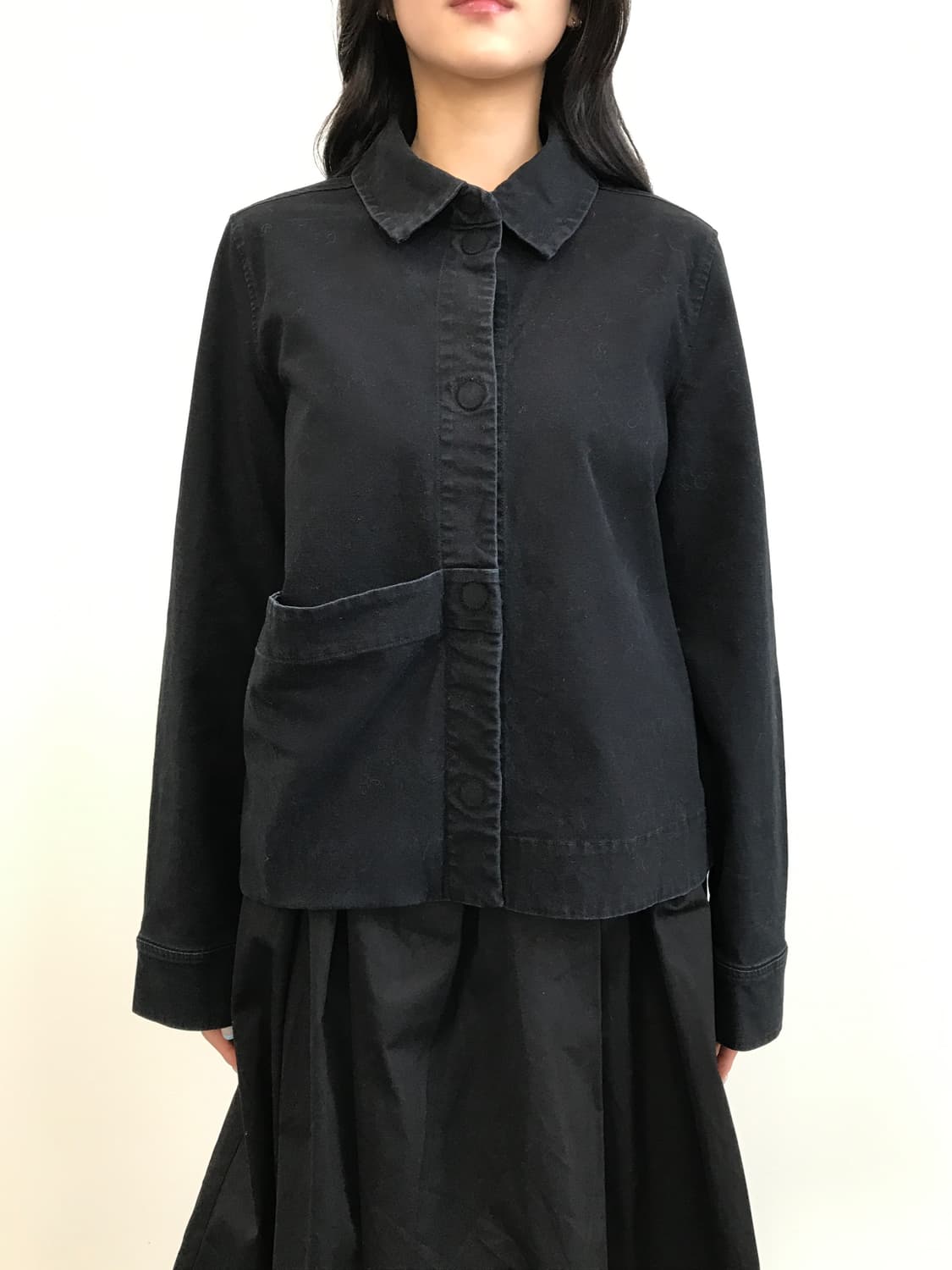COS Black Single Pocket Shirt Jacket 상품이미지2
