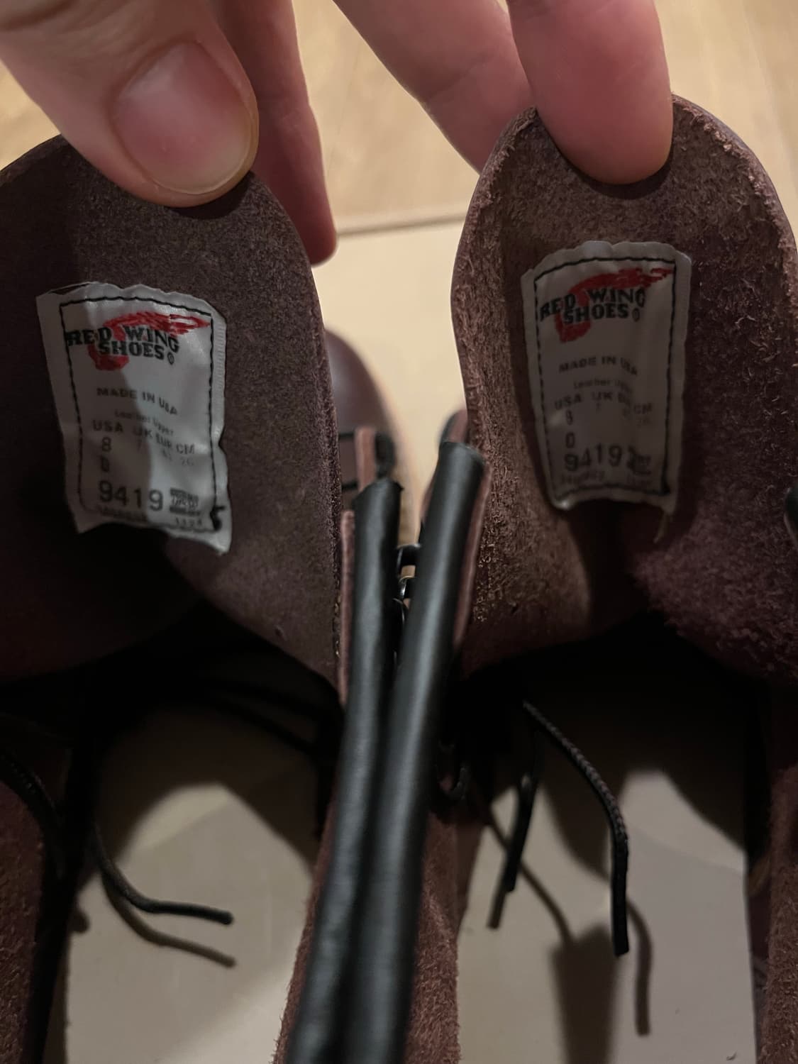 레드윙 백맨 블랙체리 8D 상품이미지5