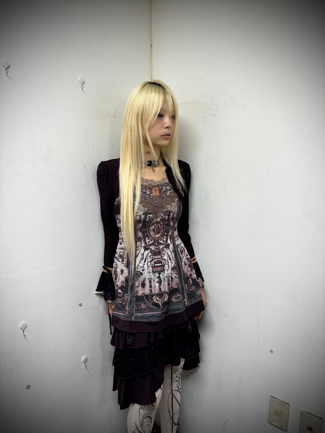 “Ozz On” Rare Full Print Design Purple L 상품이미지1