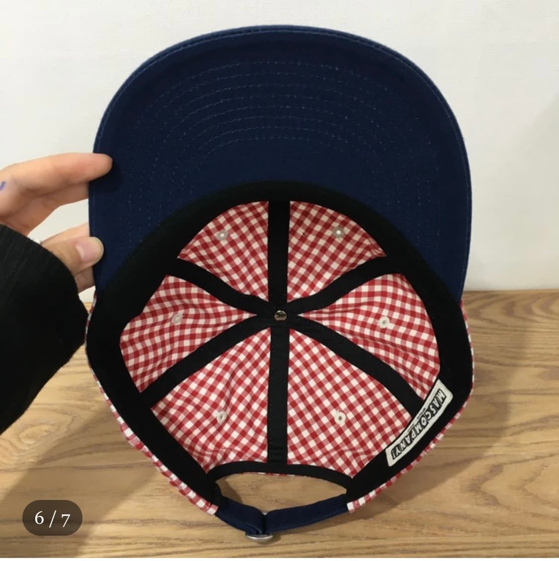 마스컴퍼니 sophia gingham check cap 상품이미지5