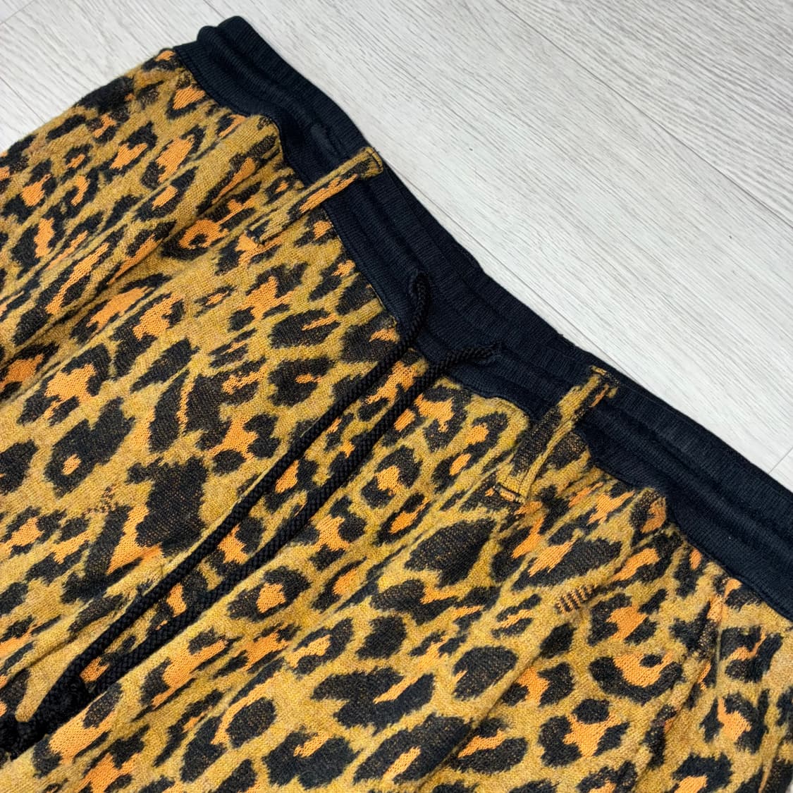 [3] 요지야마모토 뿌르옴므 레오파드 울팬츠 상품이미지3