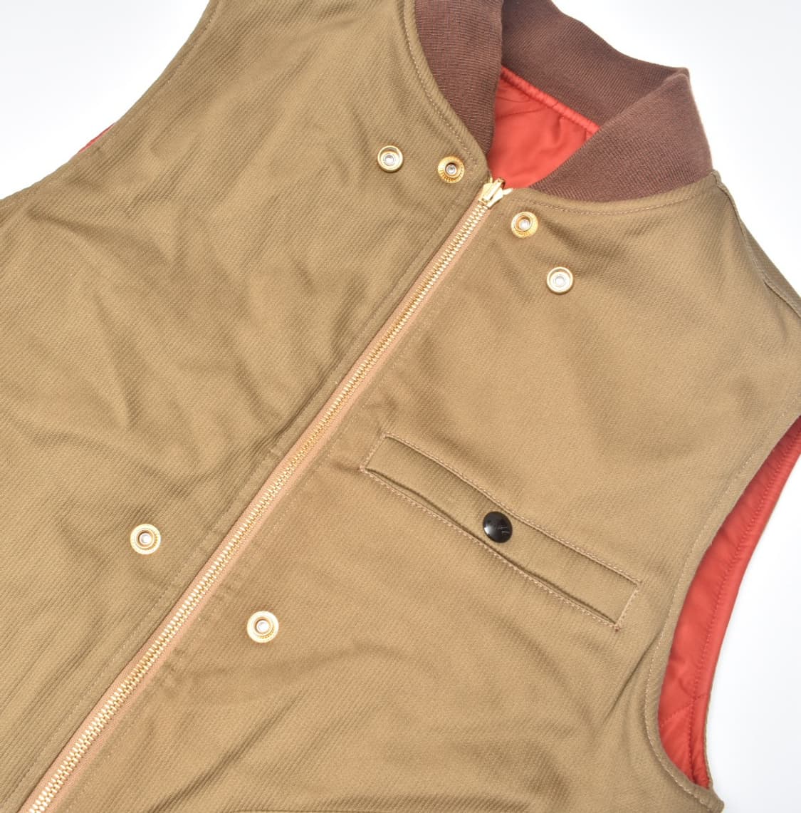 드레익스 양면 리버시블 퀄팅 퀼팅 조끼 베스트 집업 자켓 36 N0648 상품이미지9