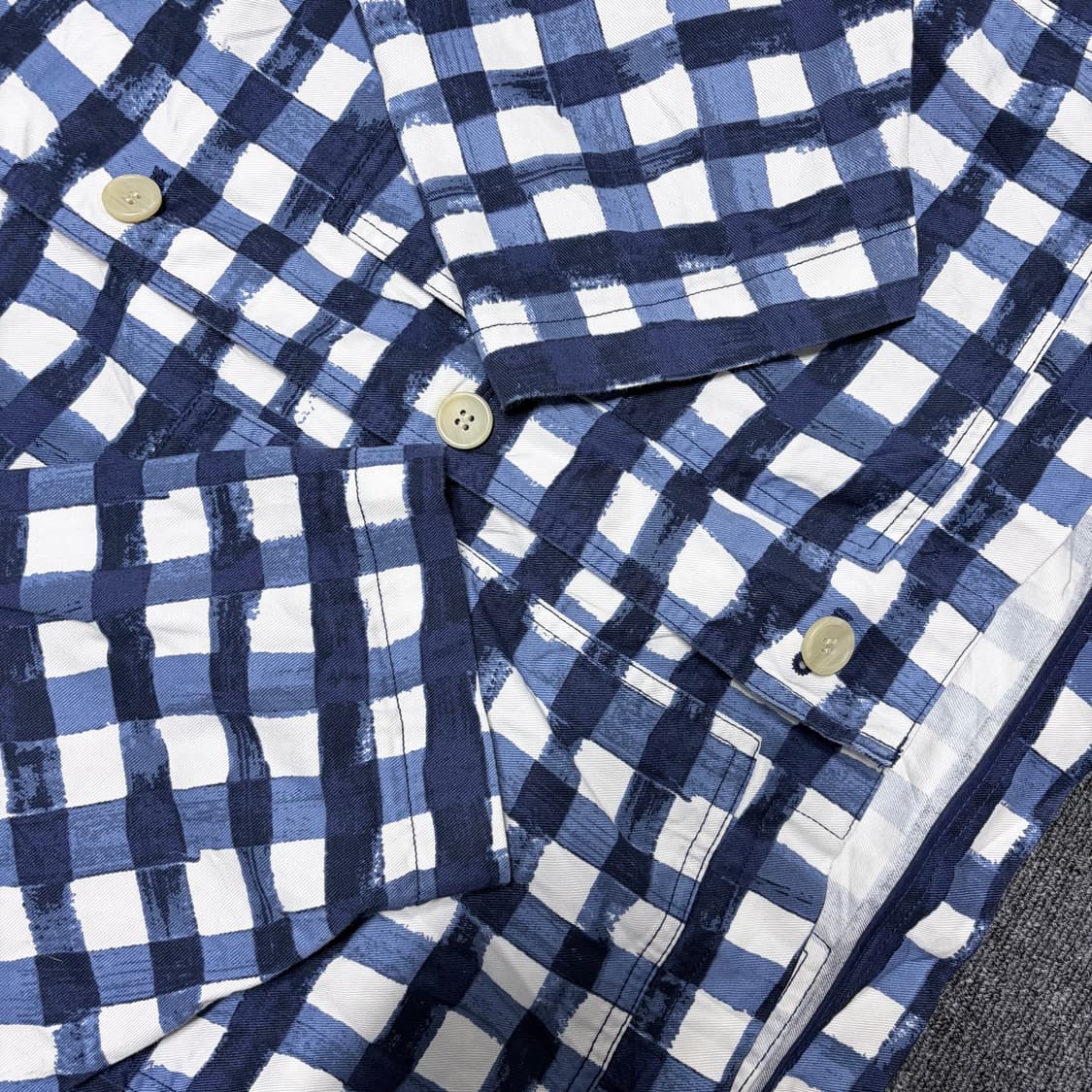 마르니x유니클로 체크 프린티드 자켓 상품이미지2