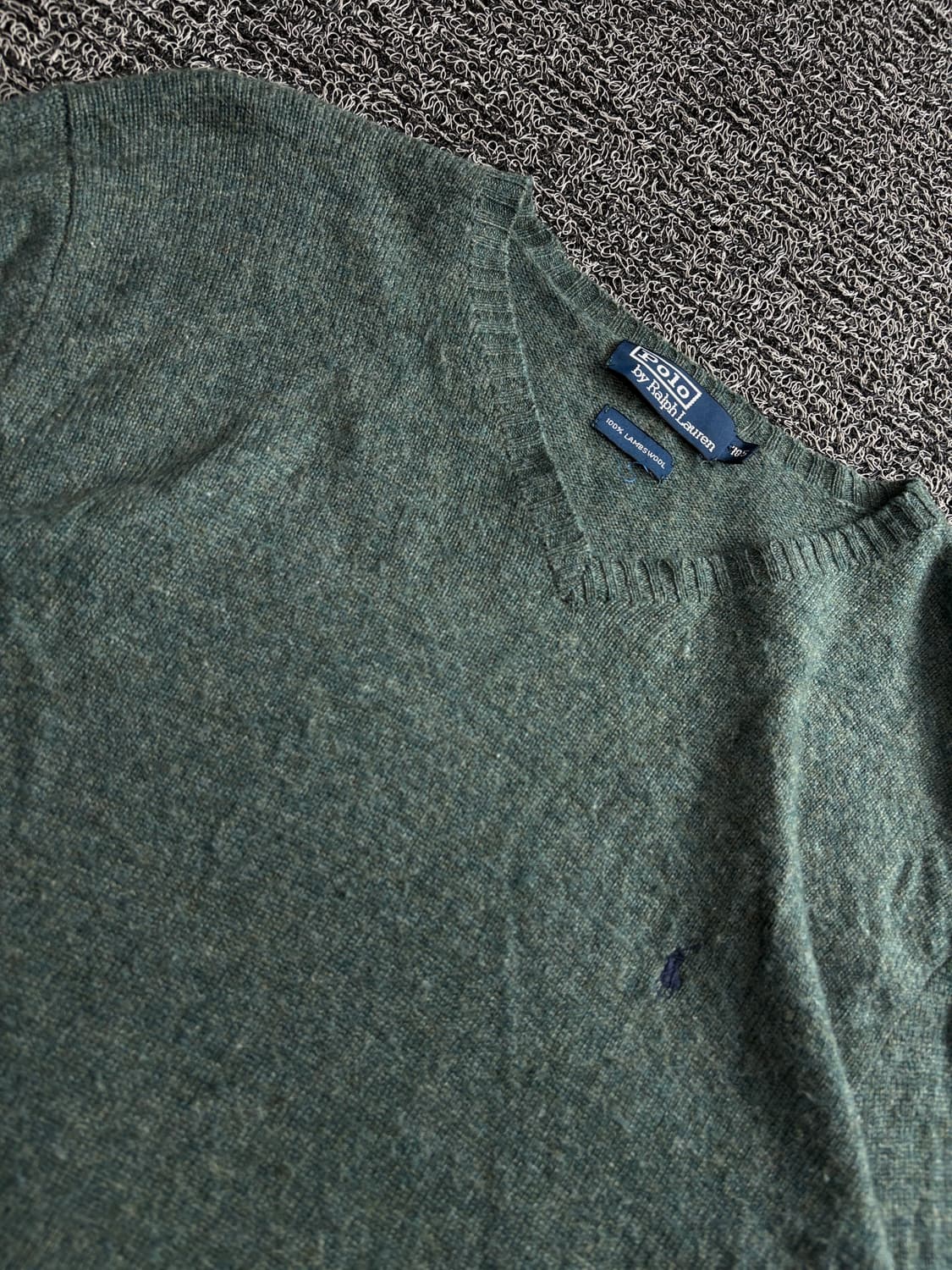 폴로 랄프로렌 포니로고 램스울 브이넥 니트 3946 상품이미지3