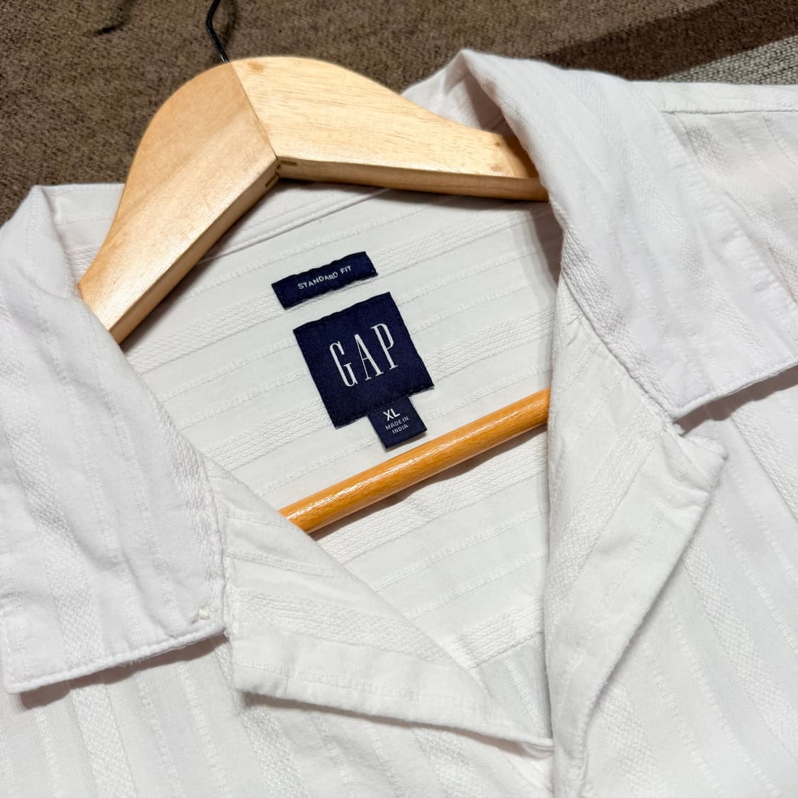 Gap 갭 00s 오픈카라 반팔 셔츠 XL 올드갭 상품이미지2