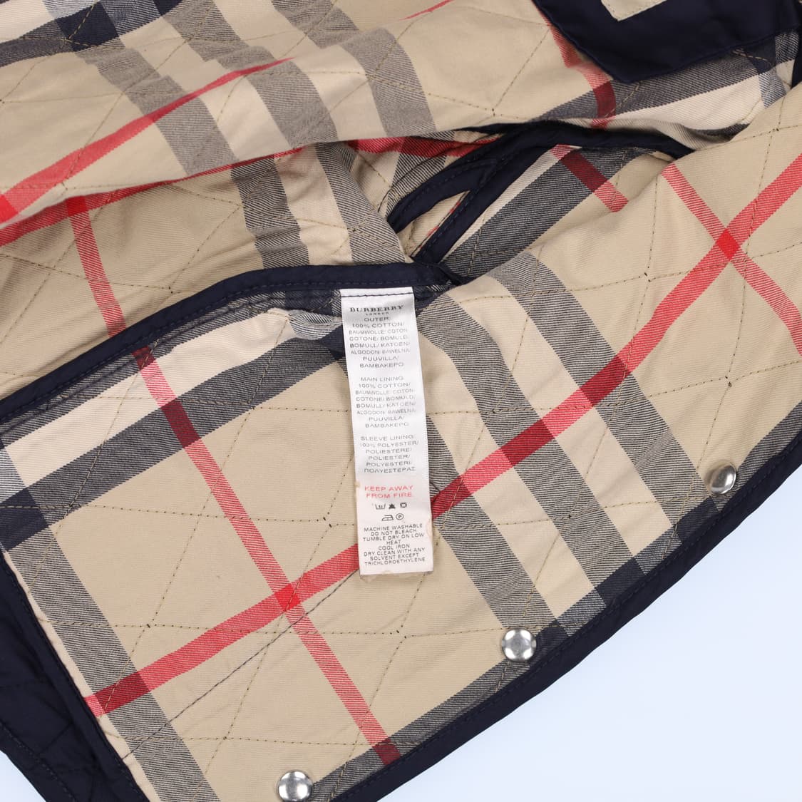 [2Y] 버버리 베이비 칠드런 아기 퀄팅 패딩 자켓 N7048 상품이미지5