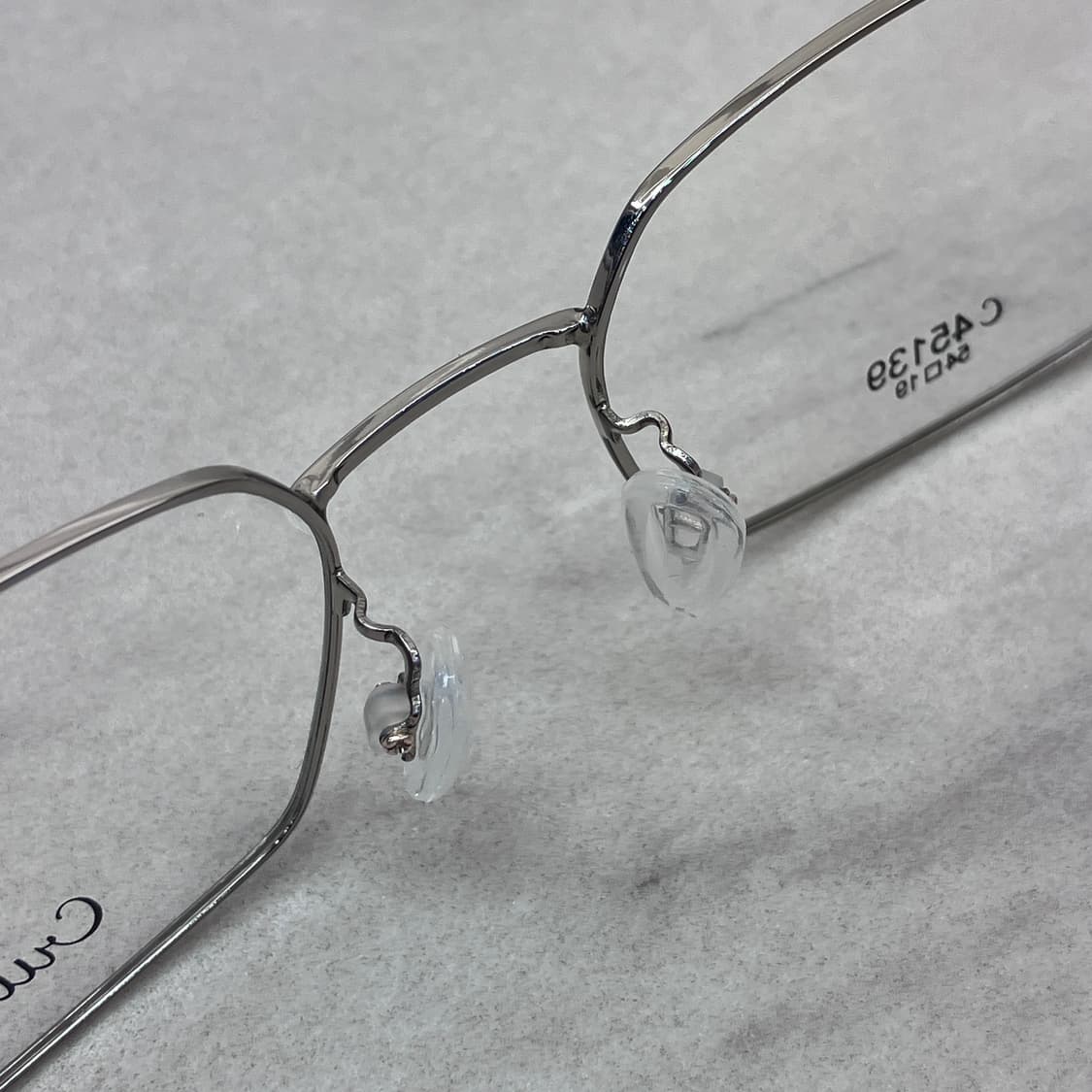 C93 크루세이드 Crusade 차콜 실버 스퀘어 메탈테 안경 45139 상품이미지4