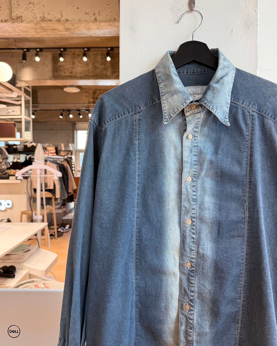 베르사체 진스 쿠튀르 데님 그라데이션 셔츠  상품이미지4