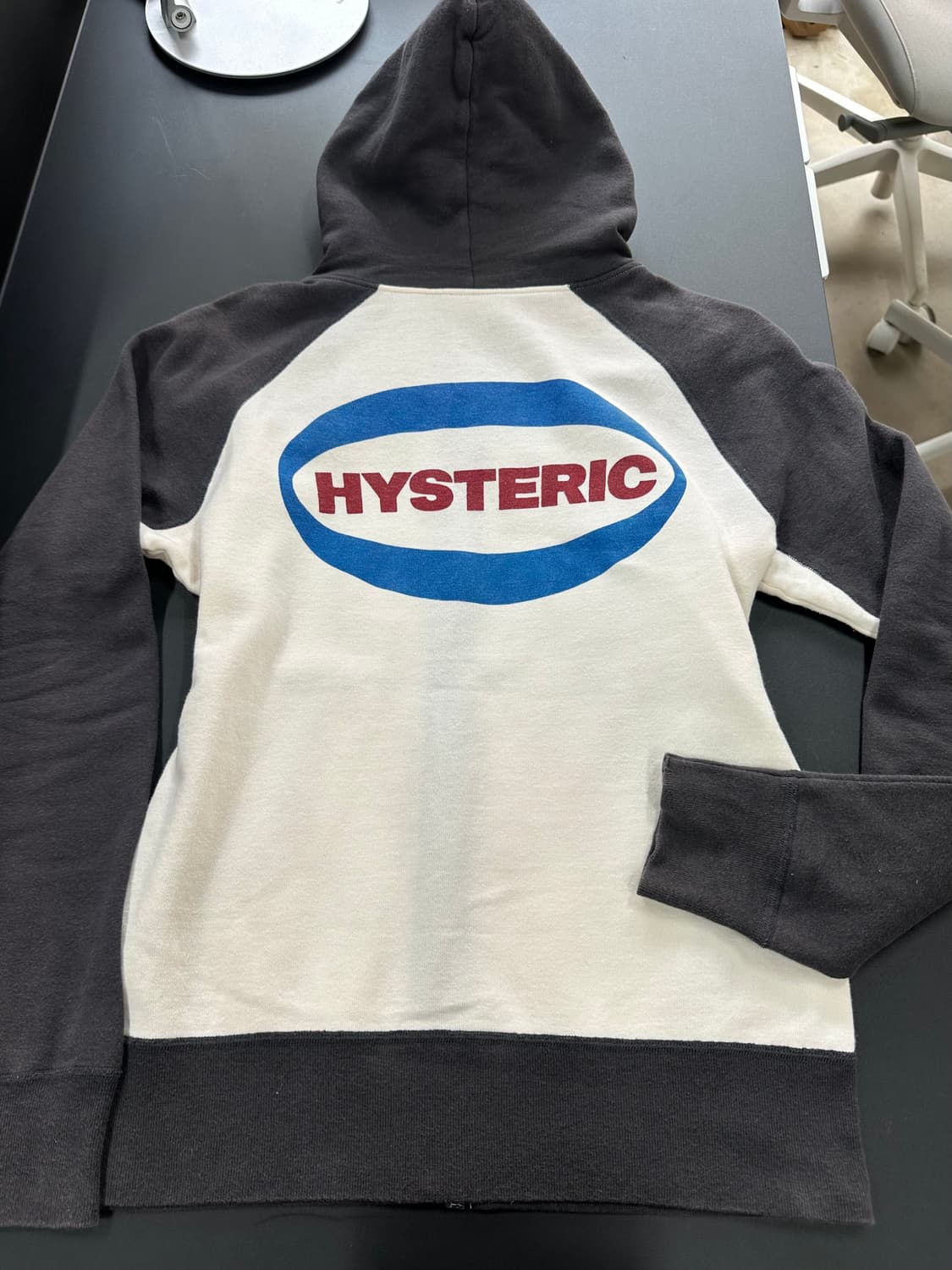 히스테릭글래머 90s아카이브 백로고 래글런 후드집업 상품이미지7