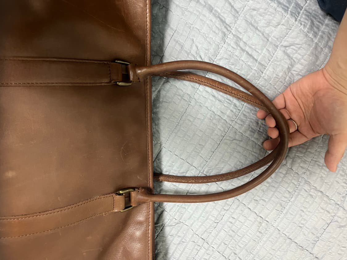 [OS] L.L.BEAN 엘엘빈 브라운 레더 토트백 상품이미지4