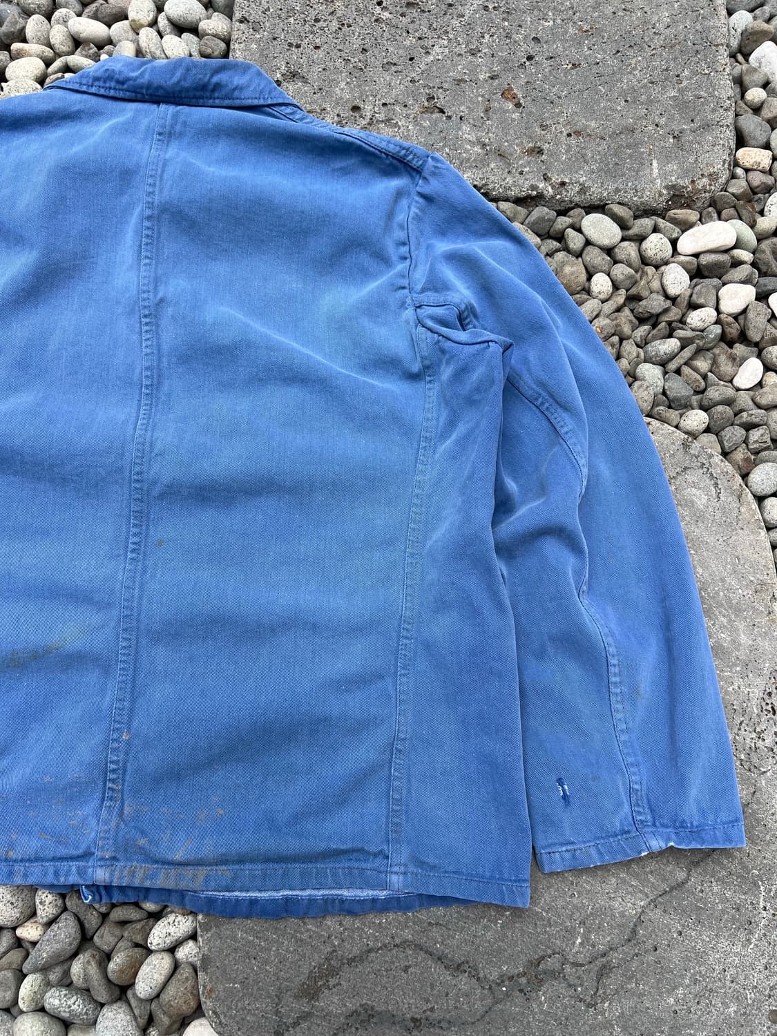 FADED LIGHT BLUE WASHING 빈티지 프렌치워크자켓 상품이미지9