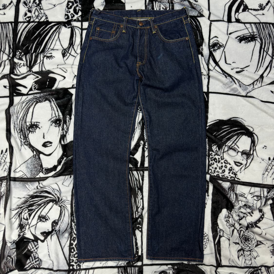 EVISU 에비수 핑크 시그니처 자수 로고 팬츠 상품이미지2