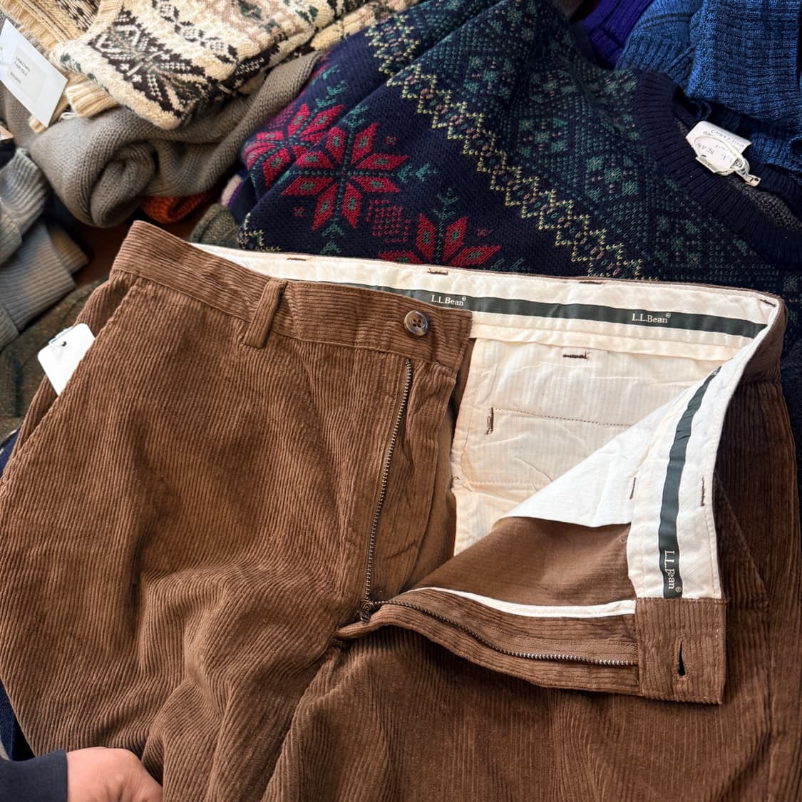 엘엘빈 코듀로이 팬츠 인도생산 상품이미지5