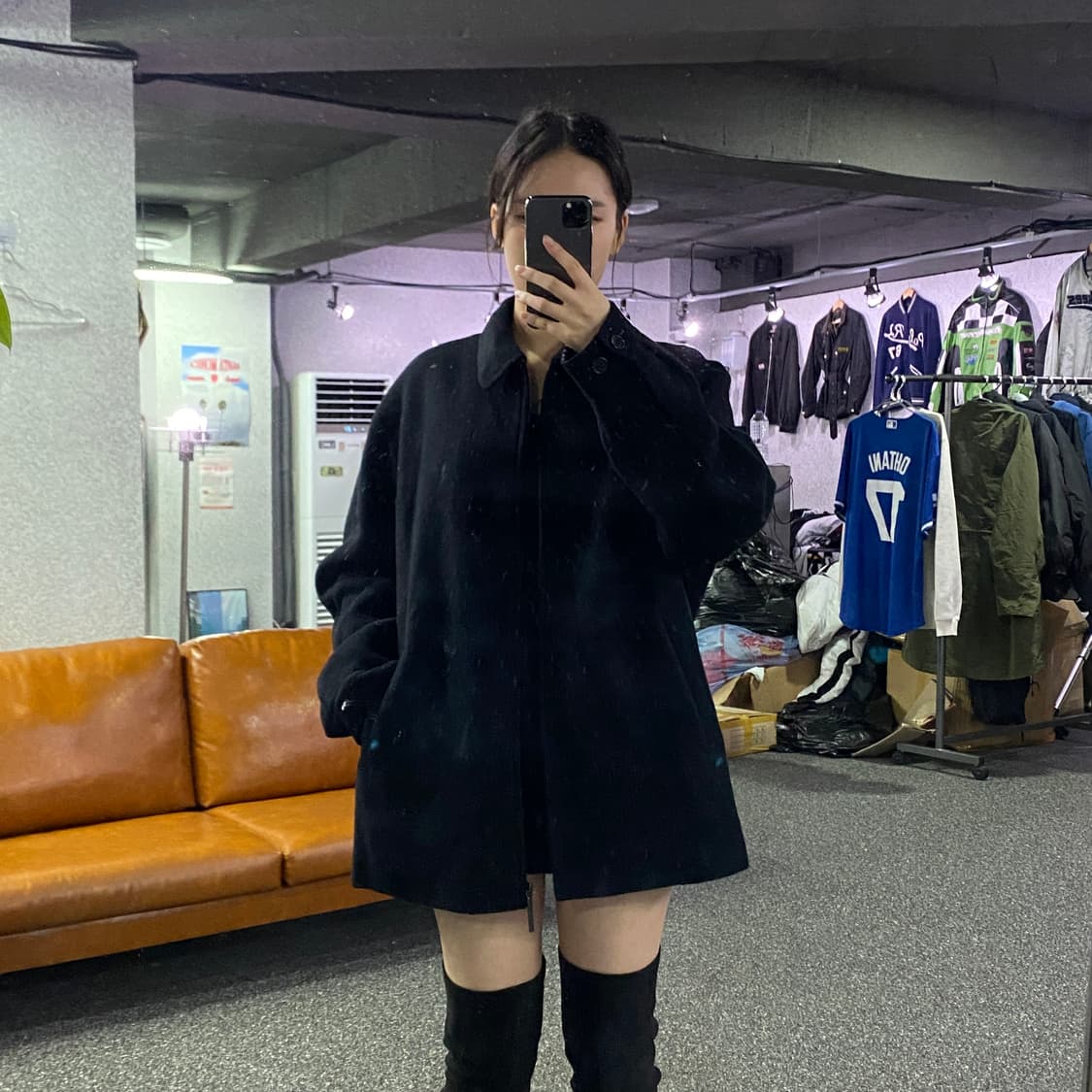 노스페이스 배색 다운 봄버 자켓 B2967 상품이미지3