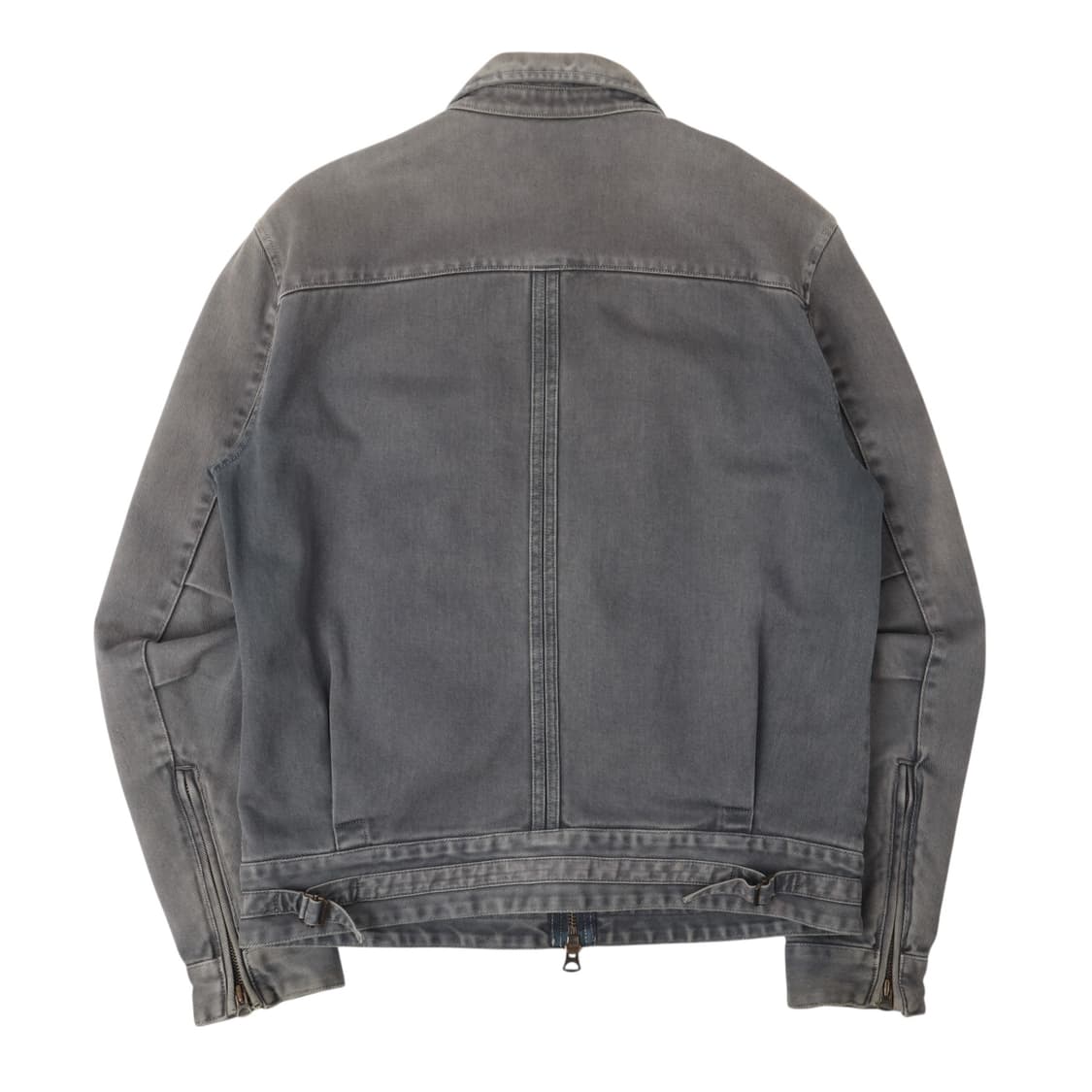 아르마니 익스체인지 워시드 집업 바이커 자켓 상품이미지5