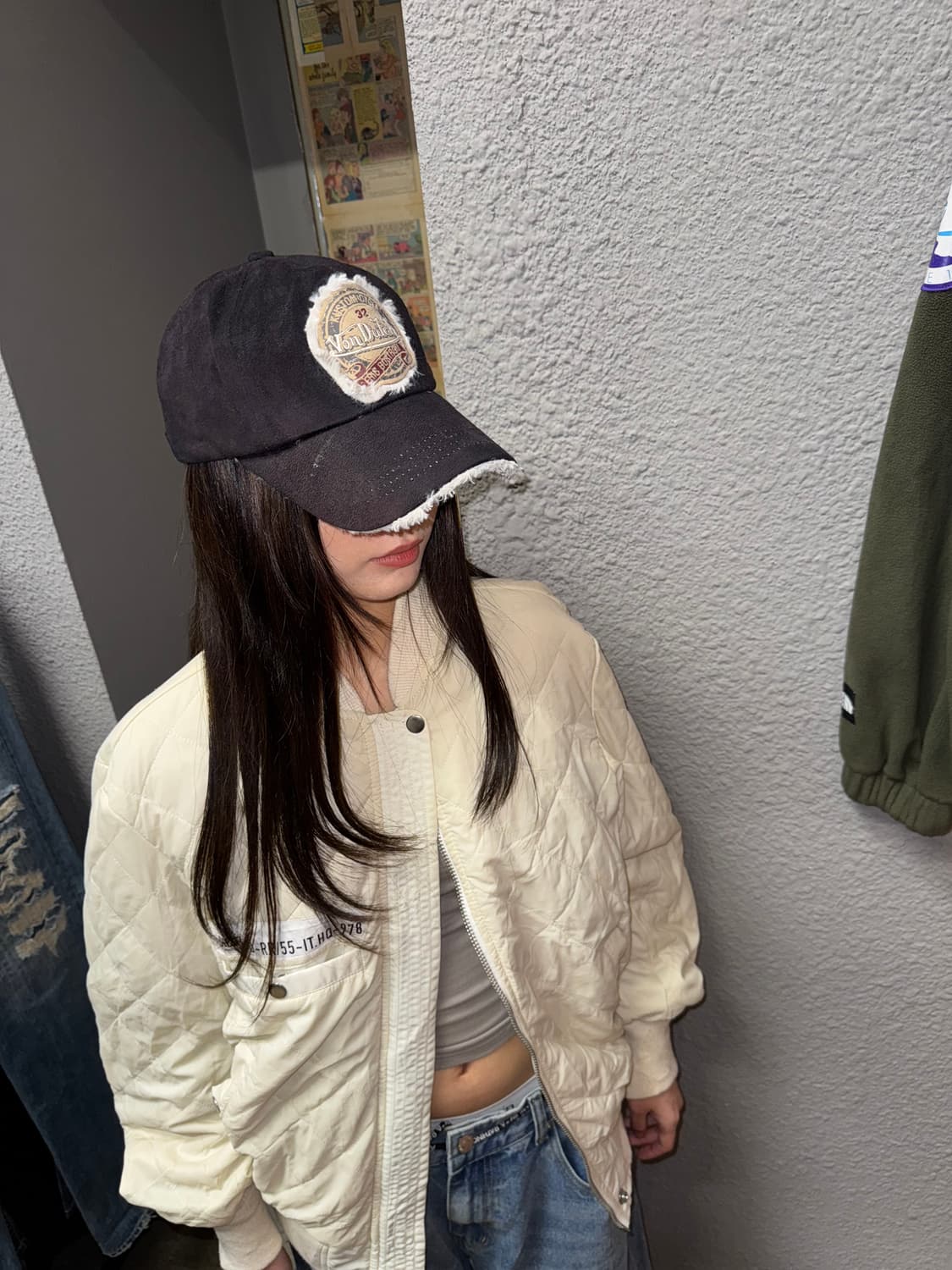 VonDutch 본더치 블랙 무스탕 볼캡 상품이미지8