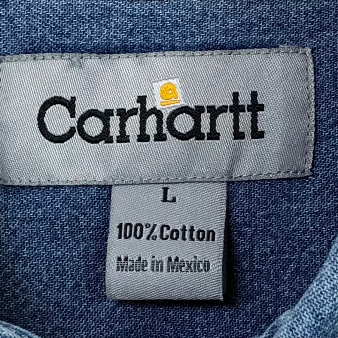 Xxl 칼하트 데님 셔츠 상품이미지3