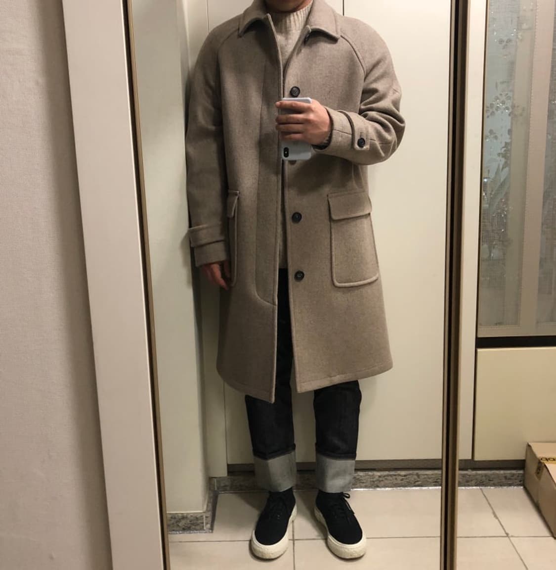 엠비오 발마칸코트 오트밀 100사이즈 상품이미지4