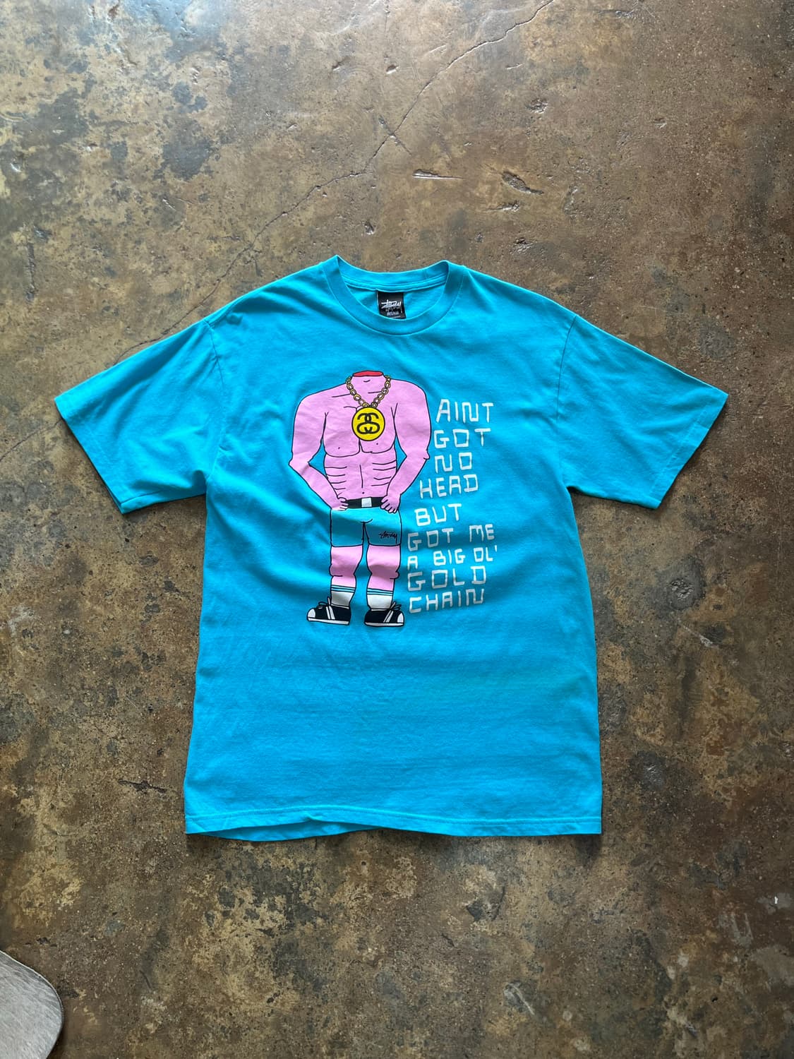 STUSSY x David Shrigley SS Chain T-SHIRT 상품이미지1