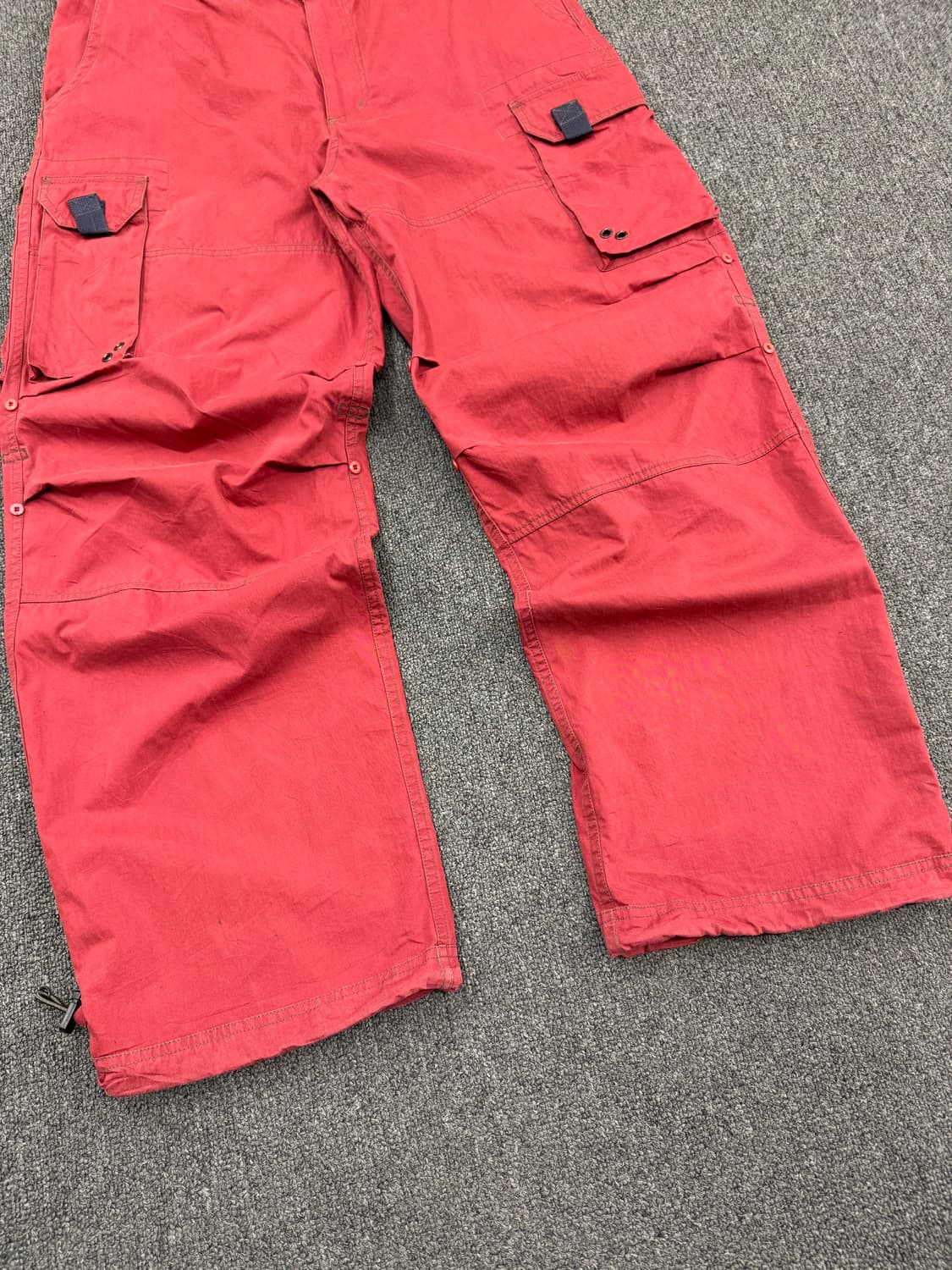 M)Raton Laveur 빈티지 버건디 카고 팬츠(지퍼) 상품이미지5