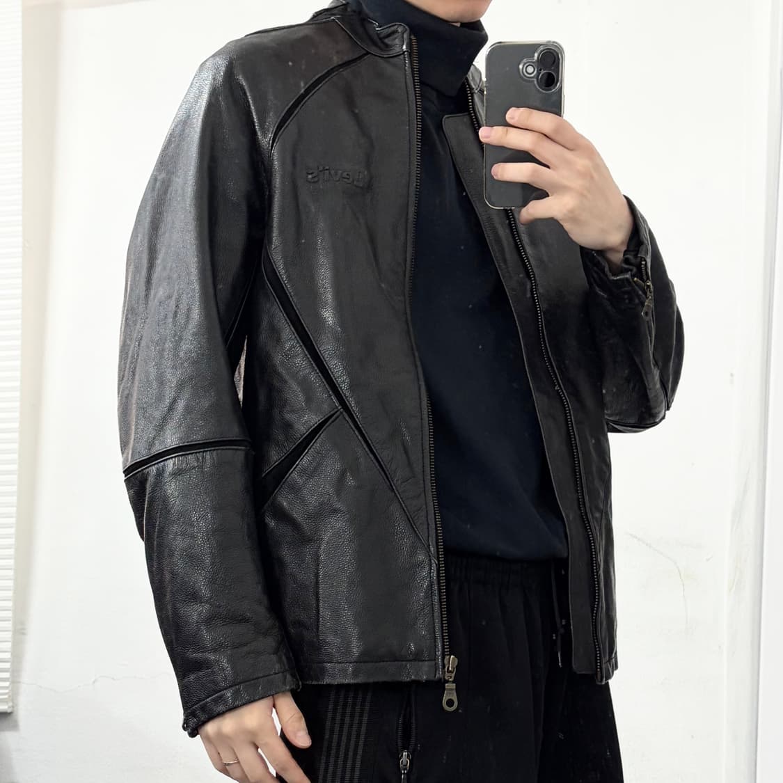 리바이스 소가죽 스웨이드 패널 자켓 상품이미지5