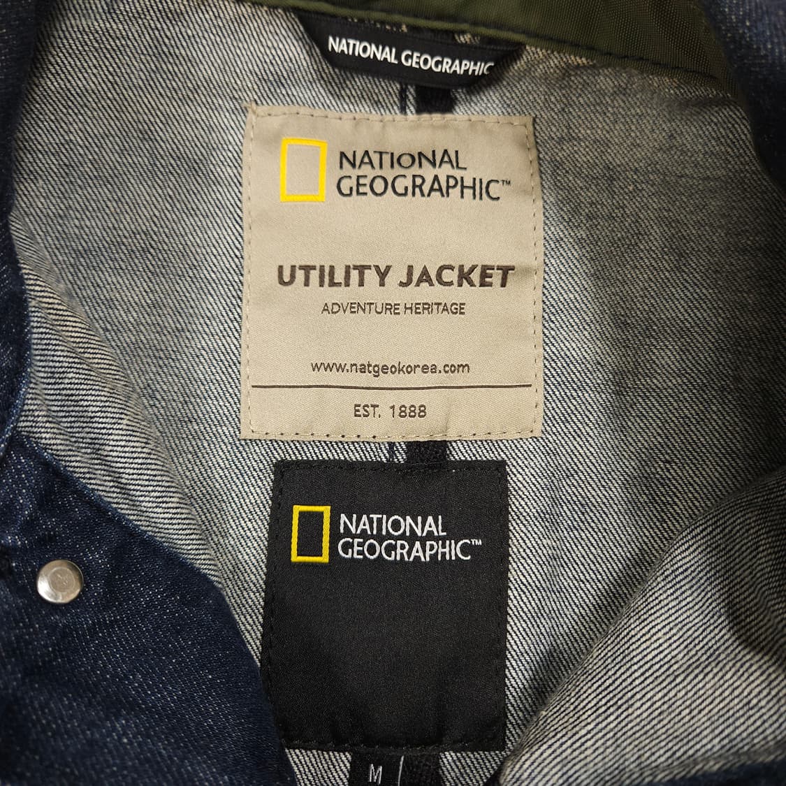 내셔널지오그래픽 와펜 유틸리티 데님 자켓 상품이미지4