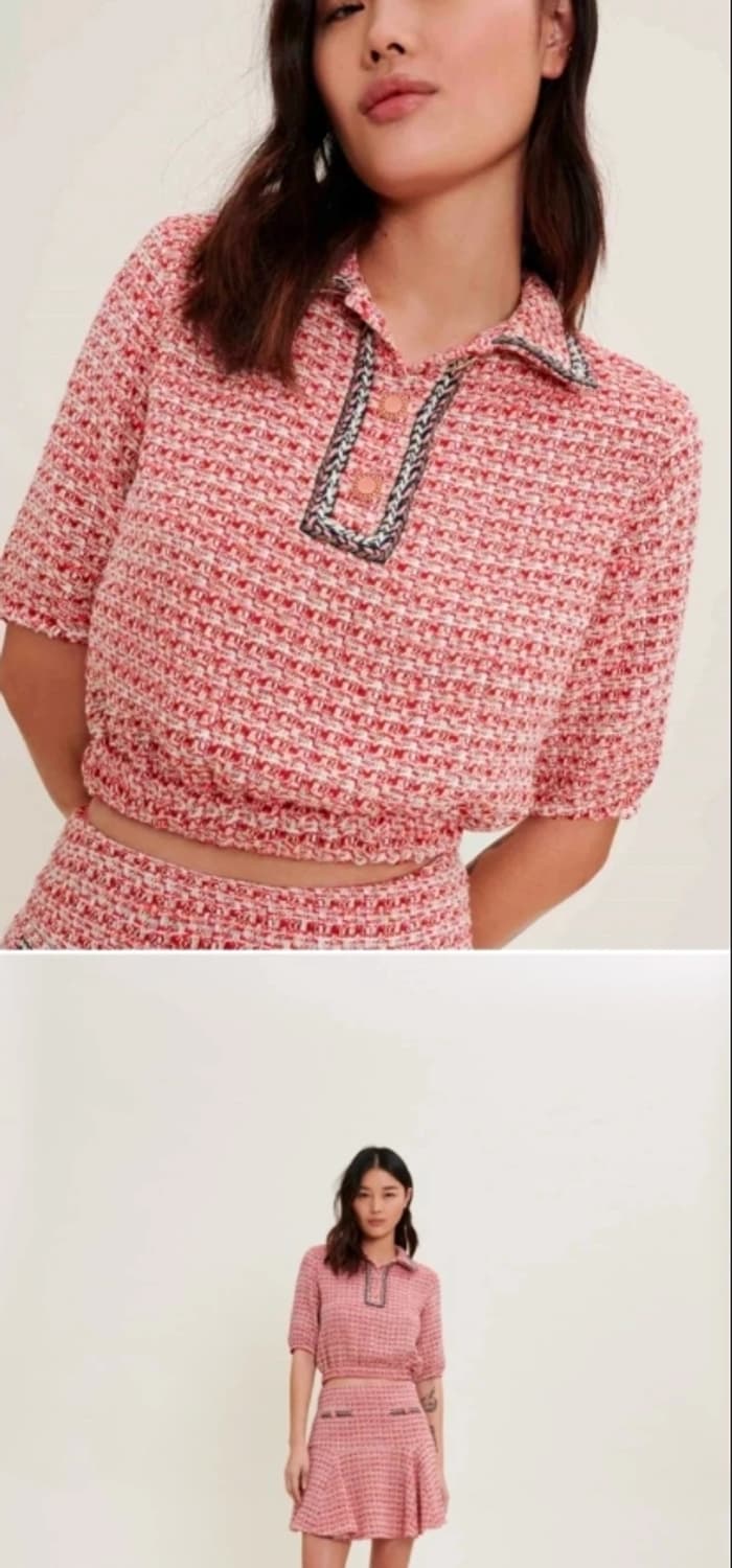 한섬 마쥬 트위드 니트 ~55 상품이미지1