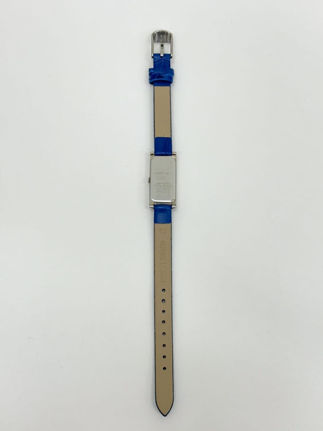 courreges / 꾸레쥬 블루 스트랩 렉탱귤러 쿼츠 시계  상품이미지8