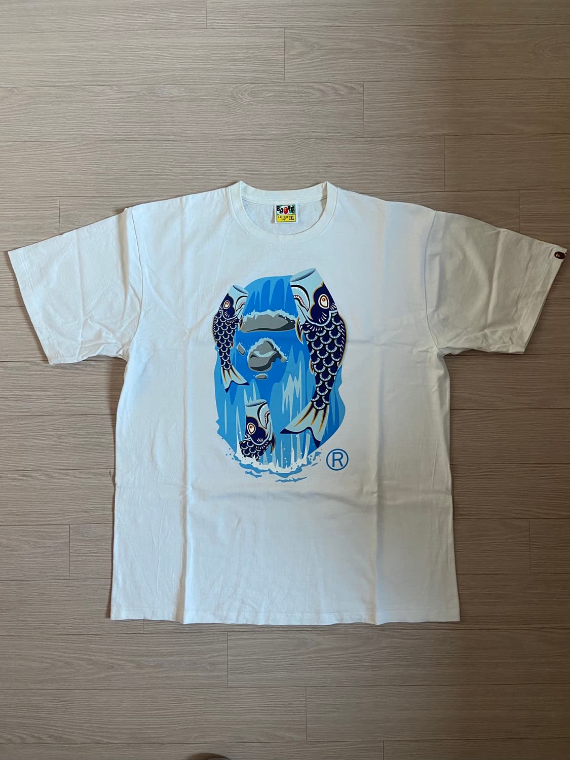 베이프 Koinobori Waterfall Ape Head 티셔츠 2XL 상품이미지1