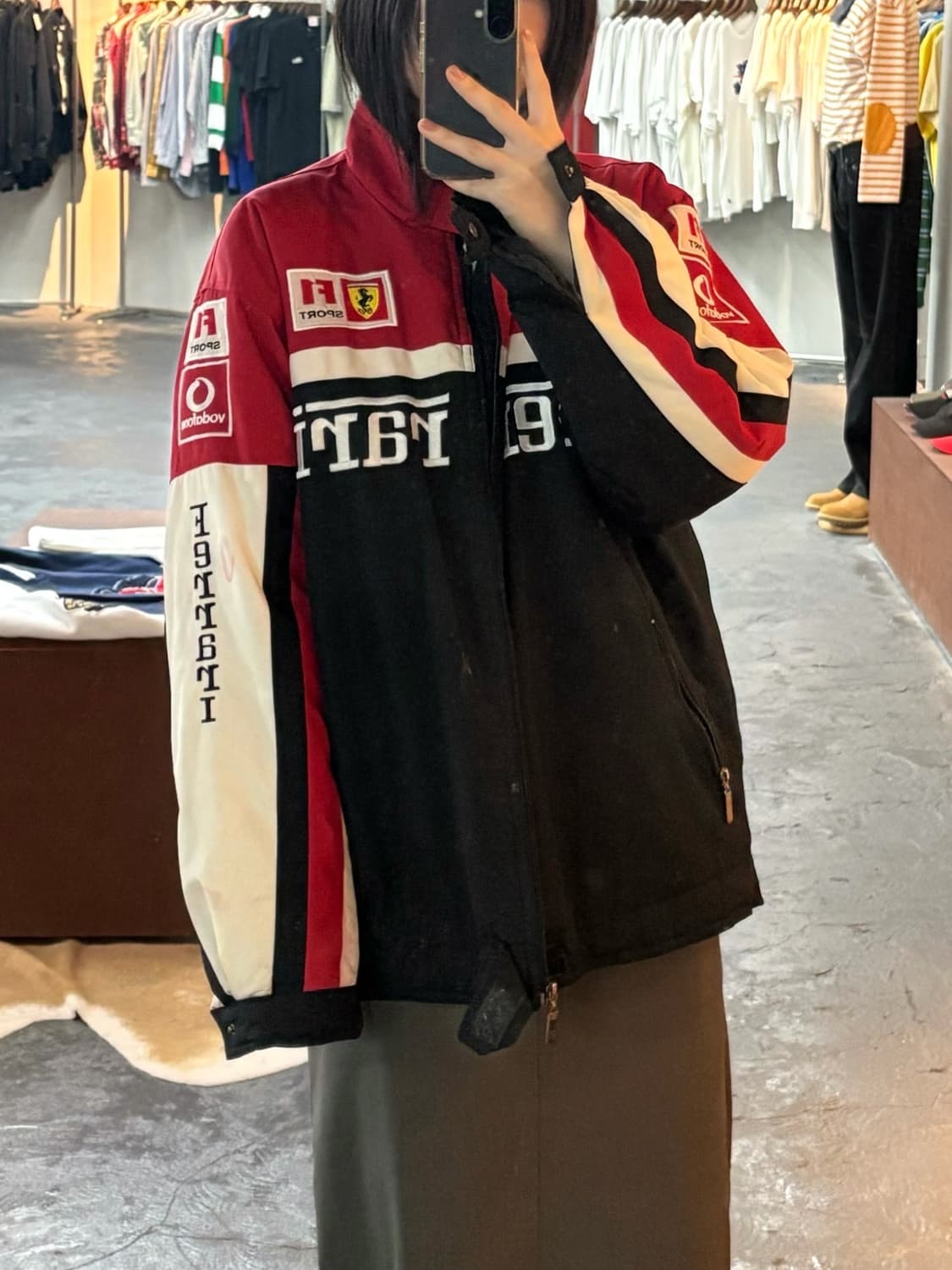 페라리 올드스쿨 레이싱 점퍼 F1 상품이미지1