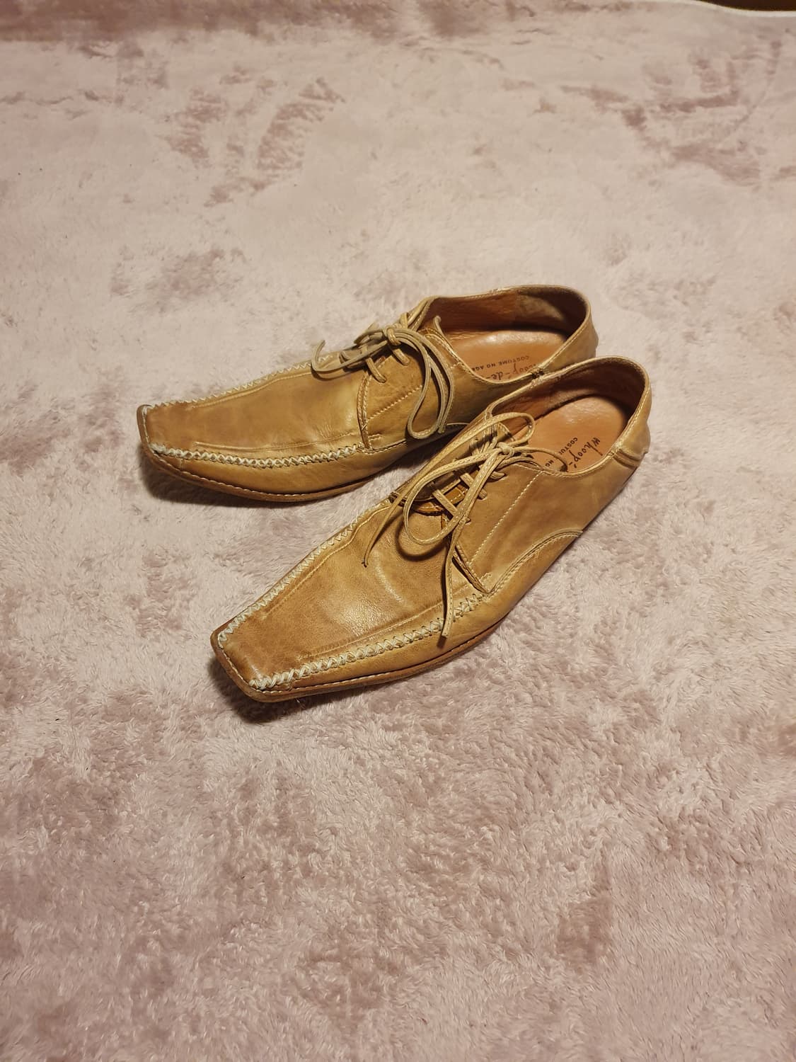 Whoop de doo stitched leather shoes 상품이미지1