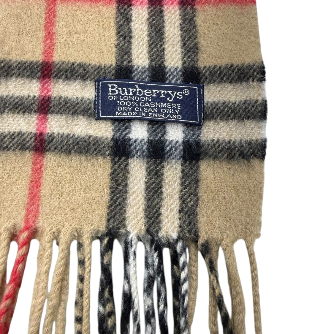 버버리 베이지 체크 캐시미어 머플러 목도리 상품이미지2